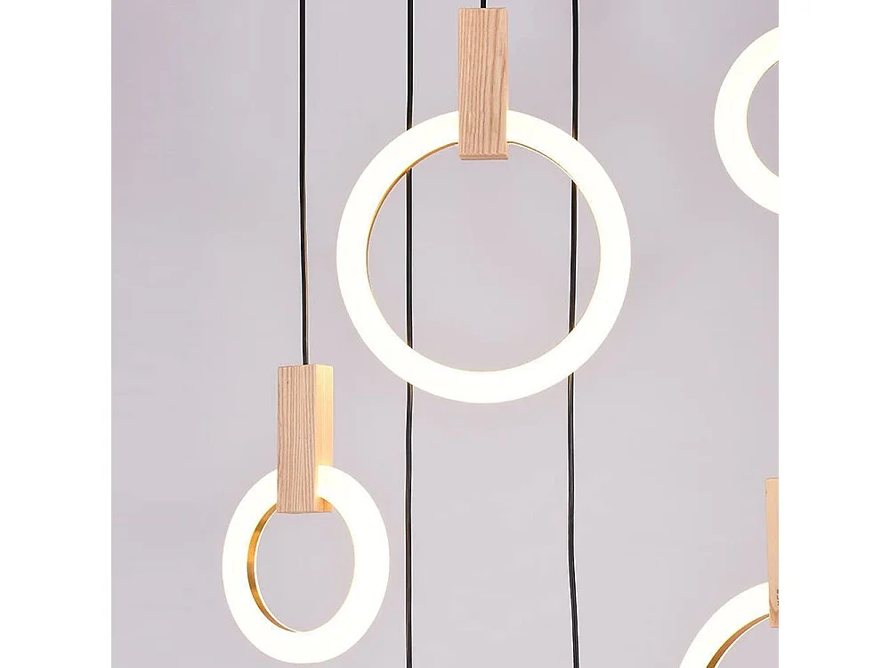 NETTLIFE Suspension Lustre Suspension Lampe suspendue Lampe suspendue Bois