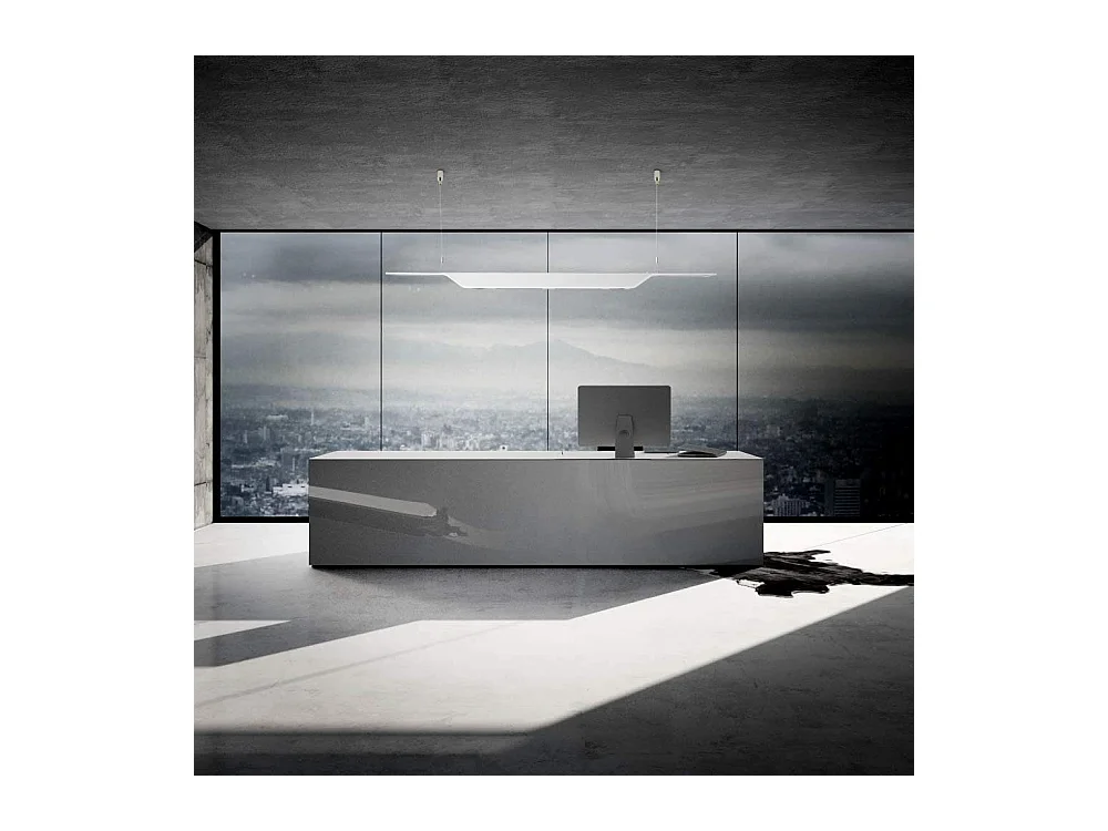 NETTLIFE Suspension LED 60W 180cm dimmable bureau cuisine