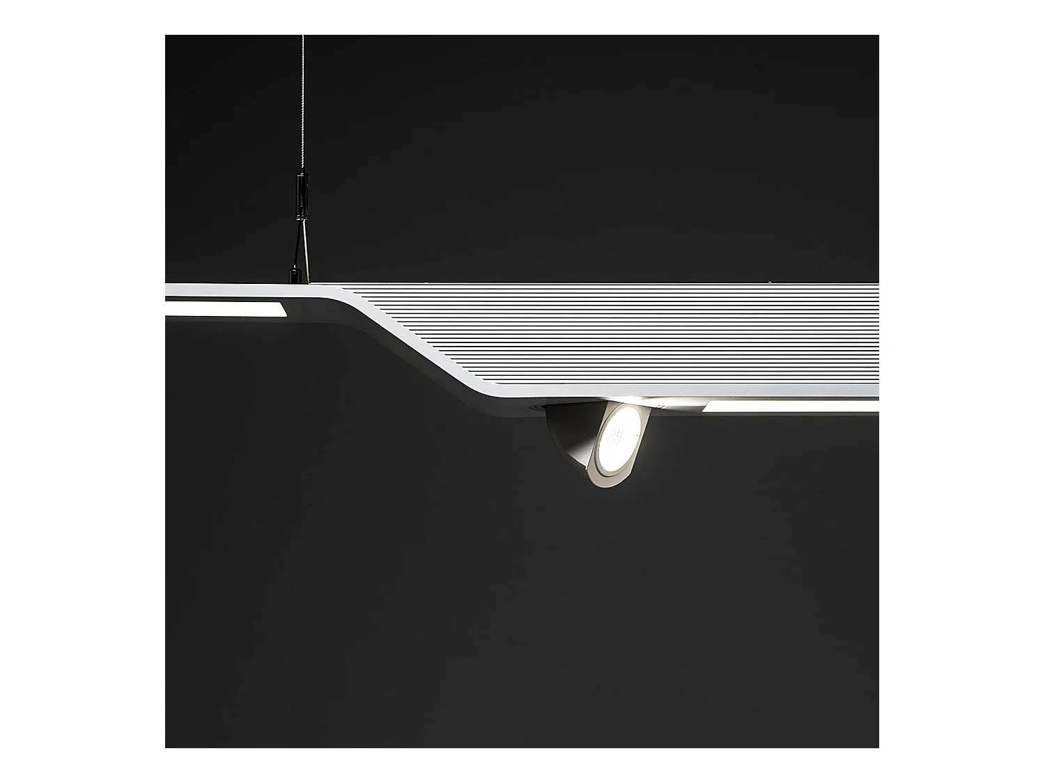 NETTLIFE Suspension LED 60W 180cm dimmable bureau cuisine