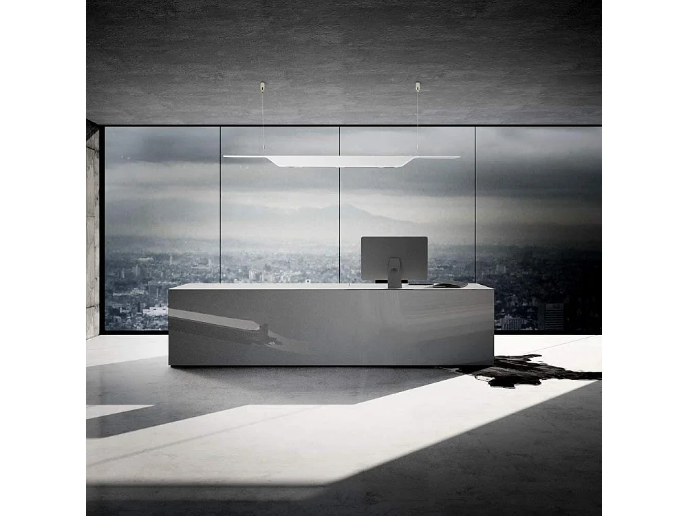 NETTLIFE Suspension LED 60W 180cm dimmable bureau cuisine