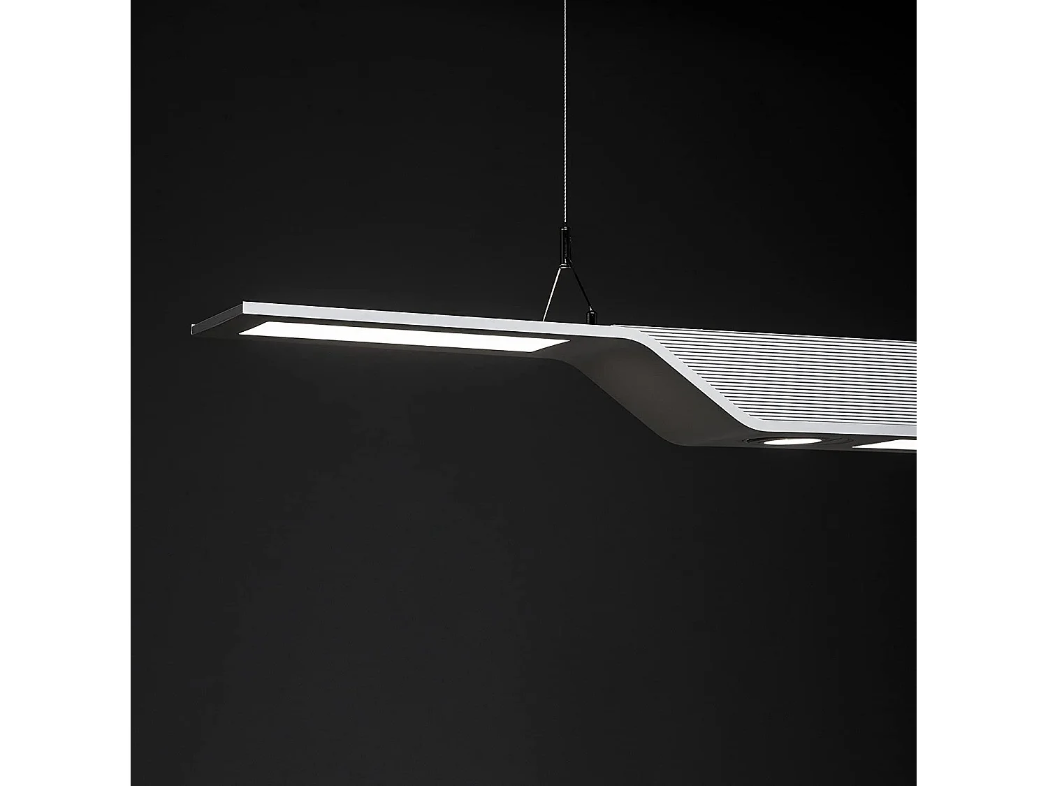 NETTLIFE Suspension LED 60W 180cm dimmable bureau cuisine