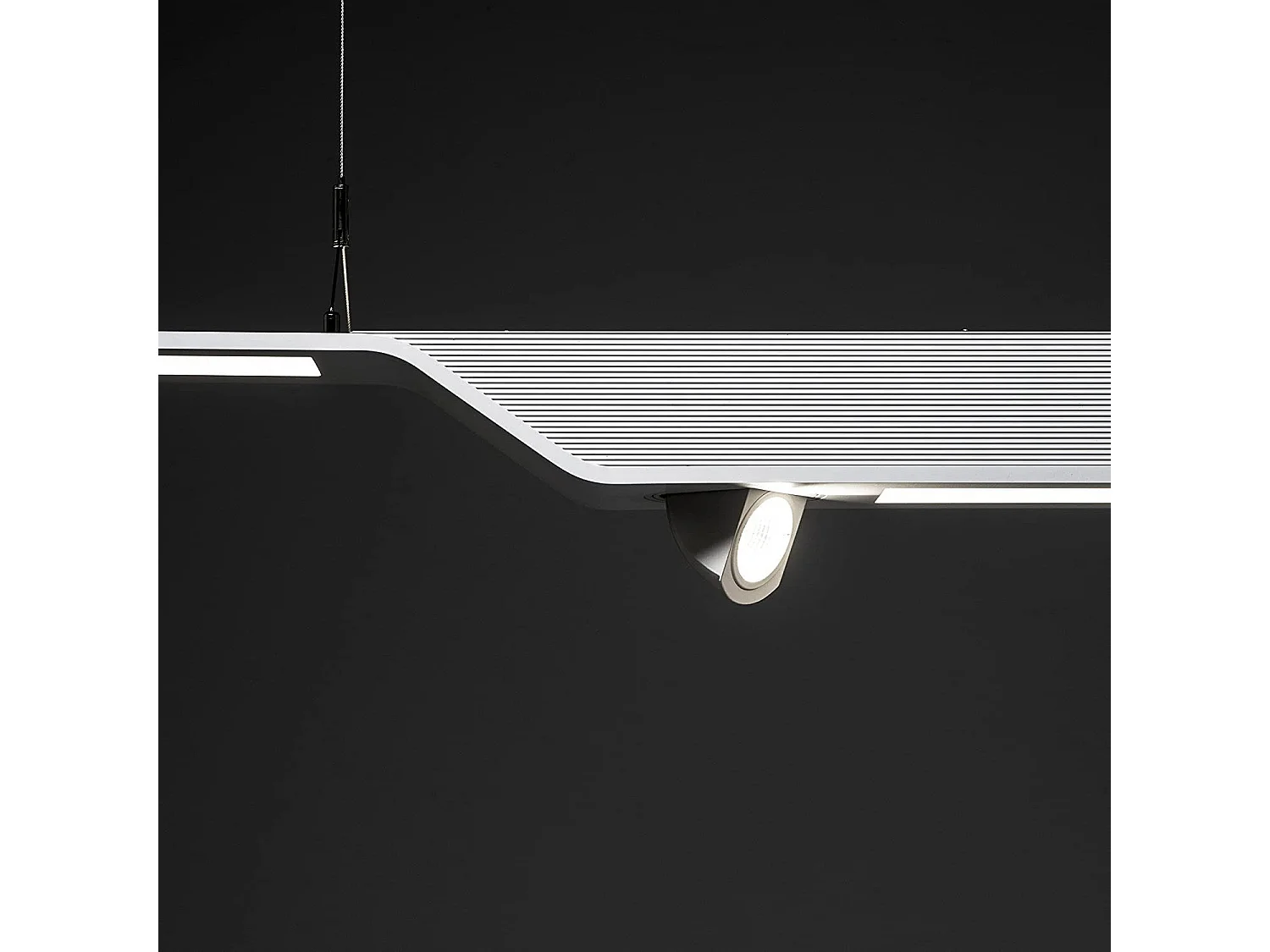 NETTLIFE Suspension LED 60W 180cm dimmable bureau cuisine