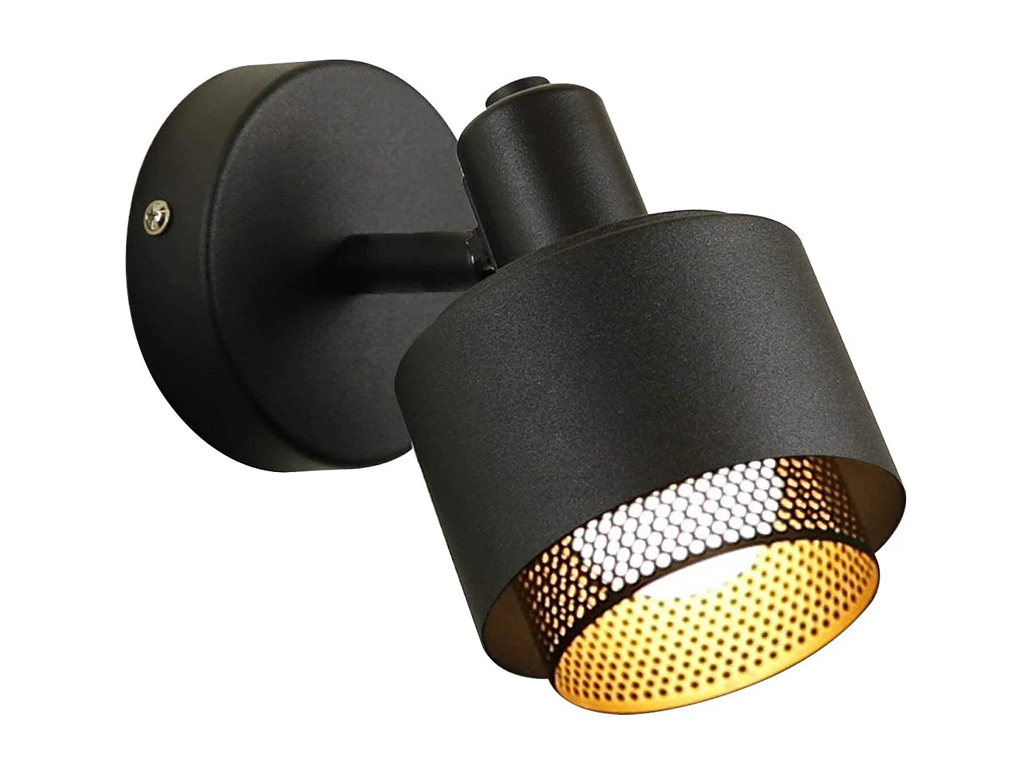 NETTLIFE Applique murale vintage E14 spot de plafond rotatif orientable