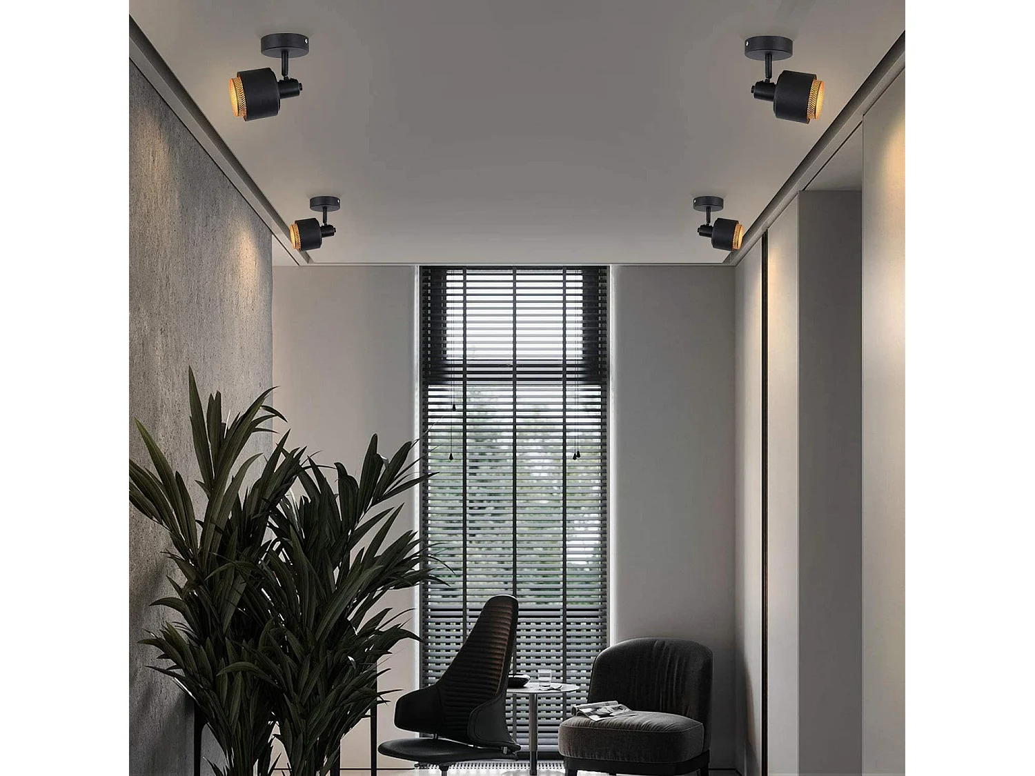 NETTLIFE Vintage Kinkiet E14 Obrotowy Regulowany Reflektor Sufitowy