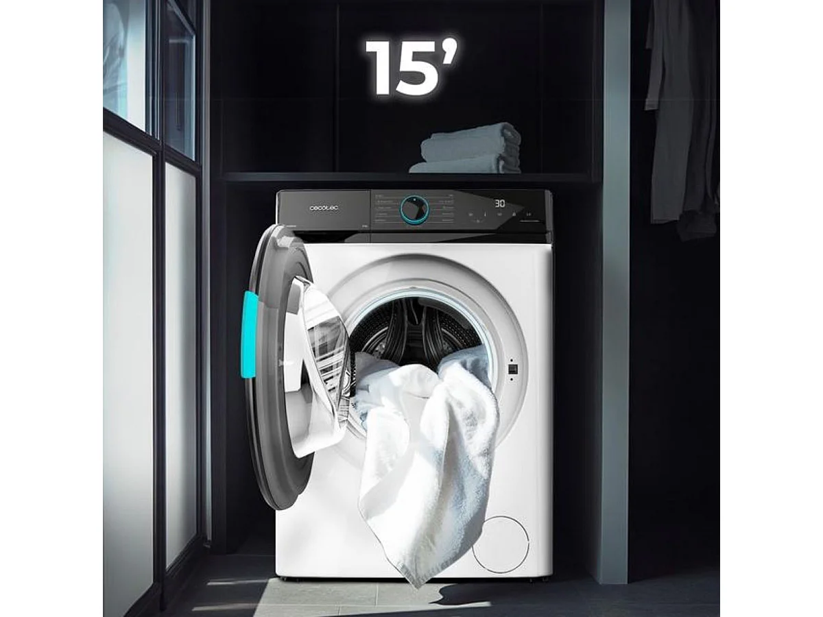 Lavadora carga frontal Cecotec Bolero DressCode 6160 6kg 1200 rpm 11 programas A blanco 60 cm