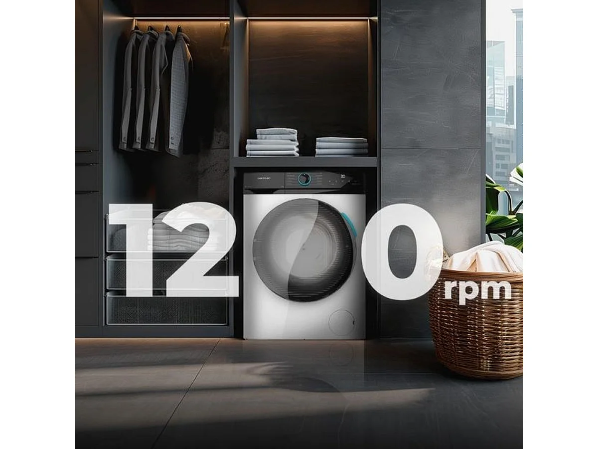 Lavadora carga frontal Cecotec Bolero DressCode 6160 6kg 1200 rpm 11 programas A blanco 60 cm