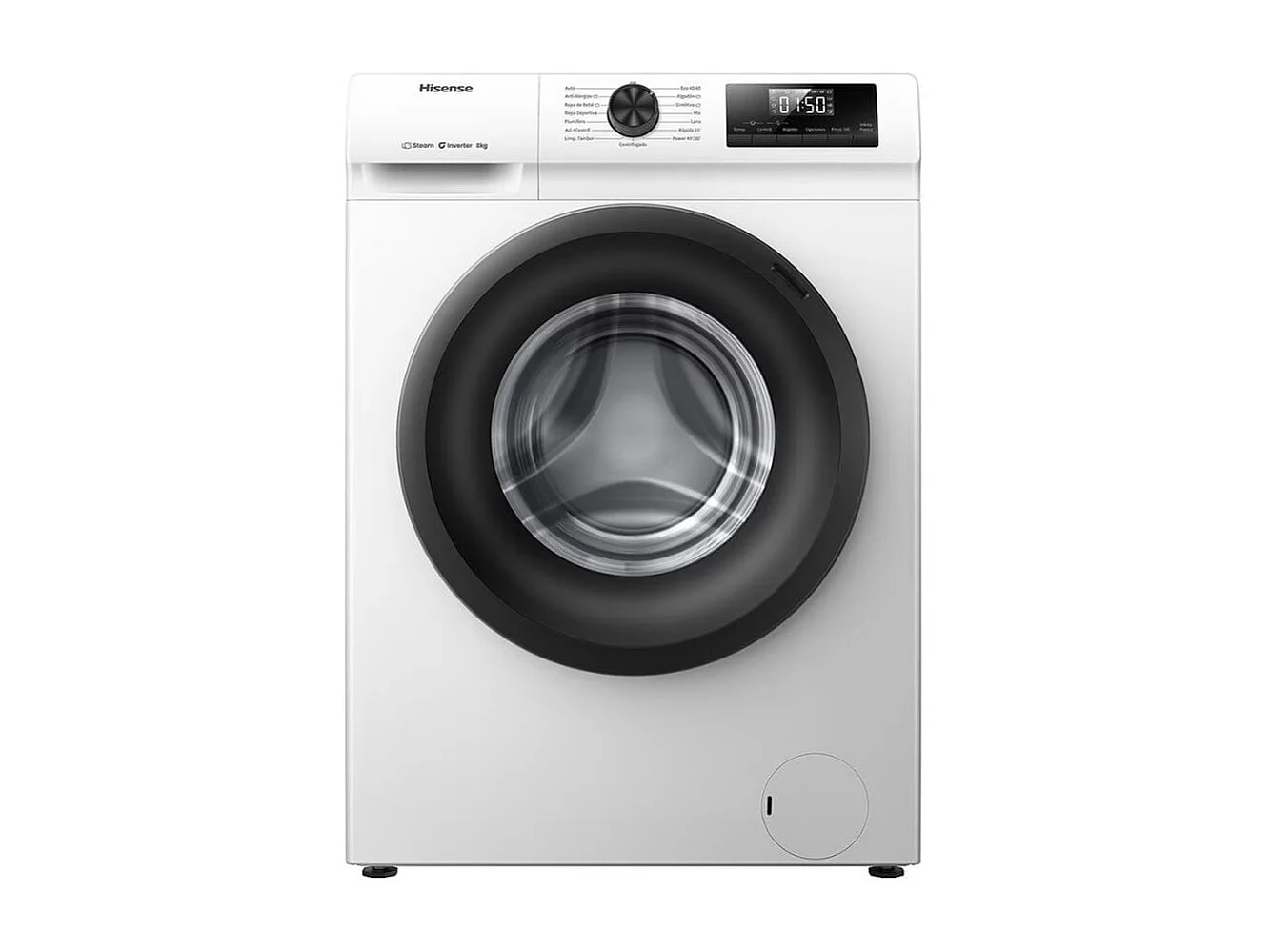 Lavadora carga frontal Hisense WF1Q8041BW 8kg 1400 rpm 15 programas A blanco 60 cm