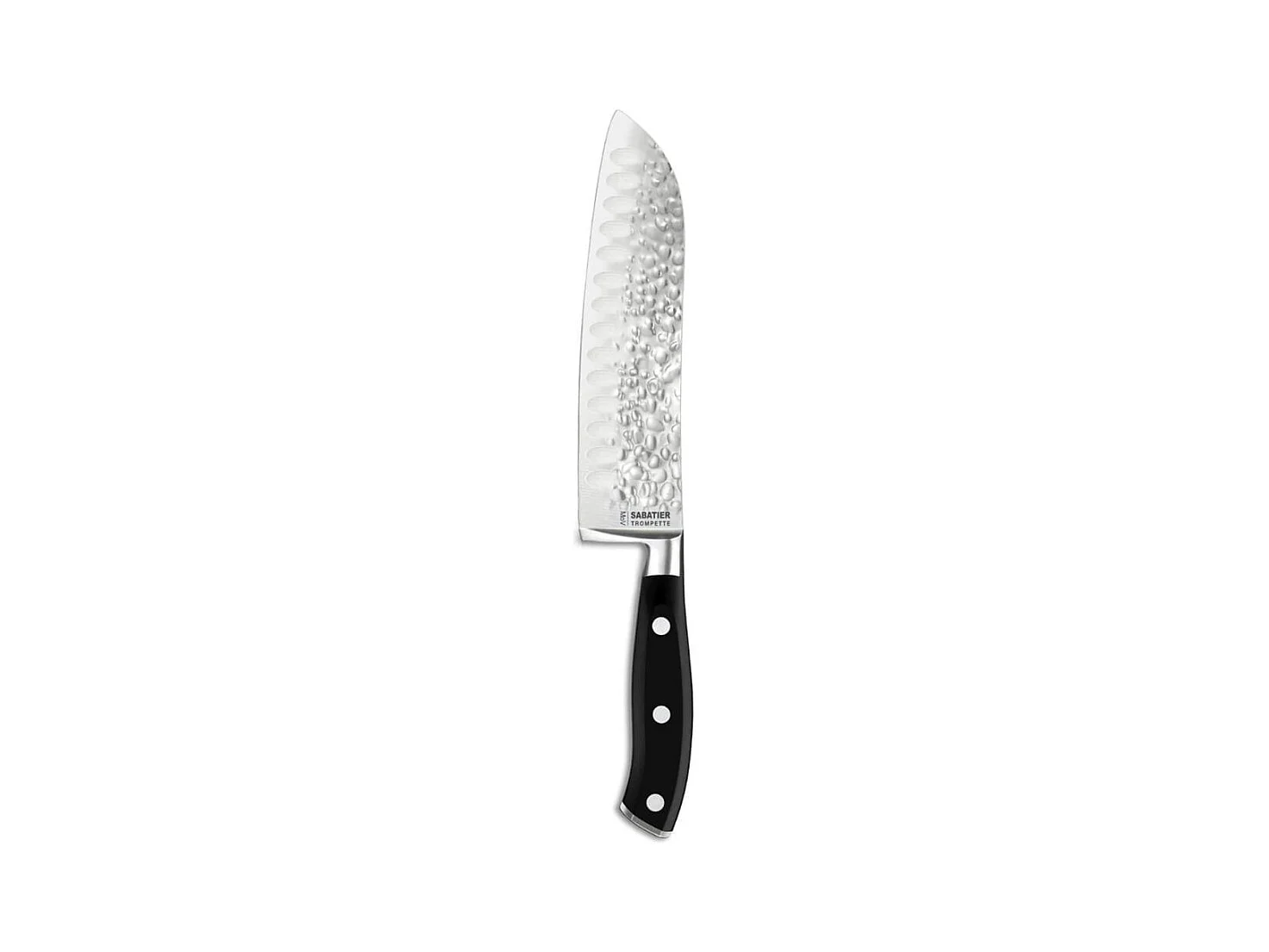 Cuchillo Santoku Carbon Sabatier inox/negro 30 cm
