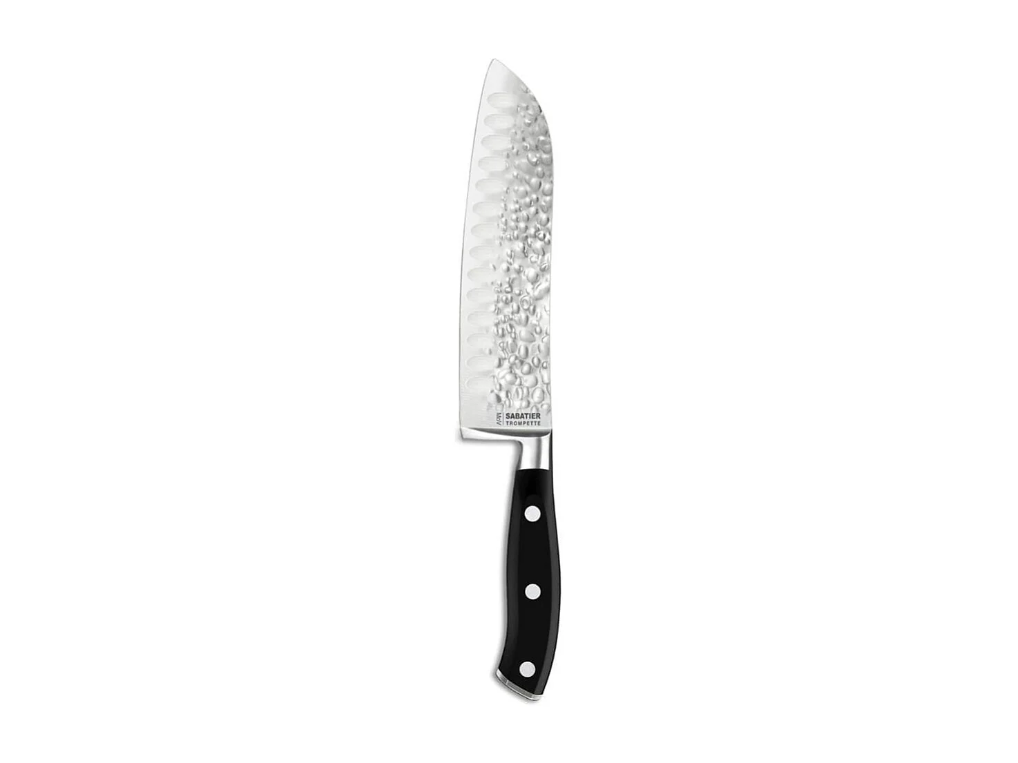 Cuchillo Santoku Carbon Sabatier inox/negro 30 cm
