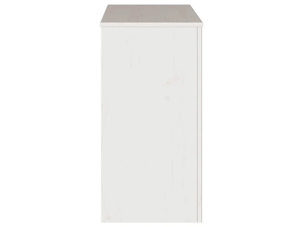 Table console avec tiroir Drammen Blanc 89,5 x 37 x 73 cm