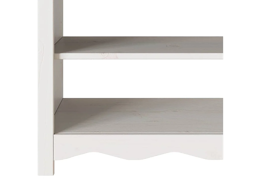 Table console avec tiroir Drammen Blanc 89,5 x 37 x 73 cm