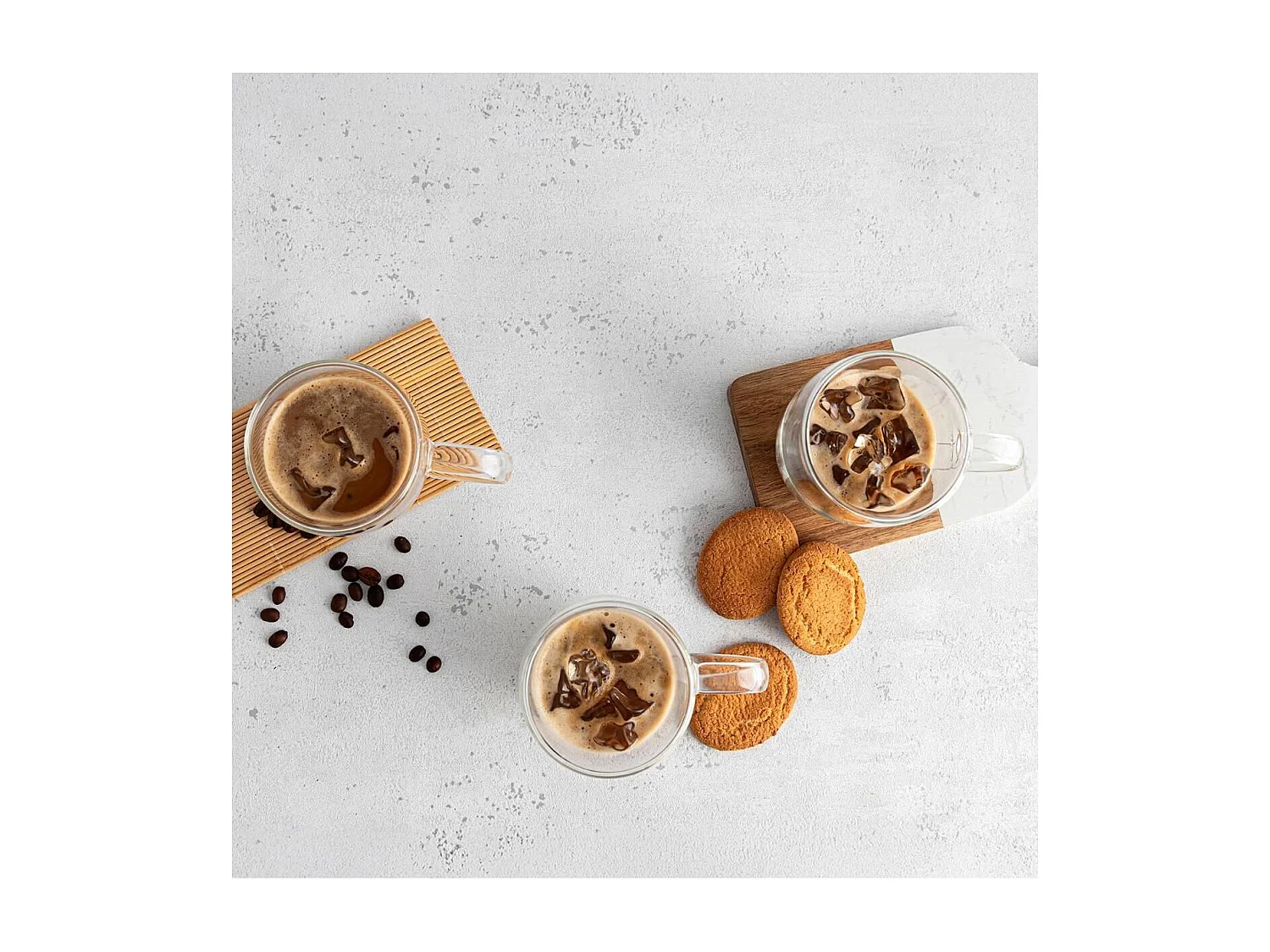 Pack de 6 tazas Serenia Quid vidrio 30 cl