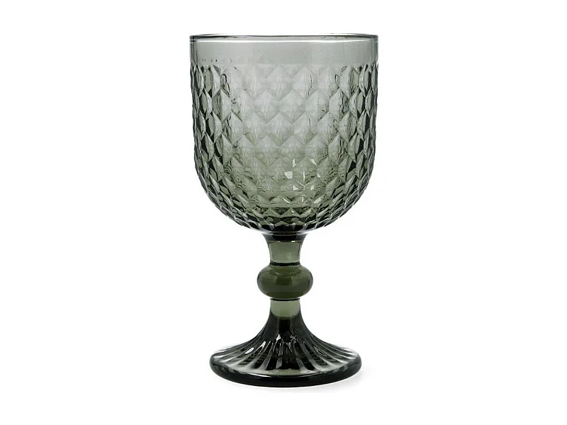 Pack de 6 copas Elite Bidasoa vidrio gris 35 cl