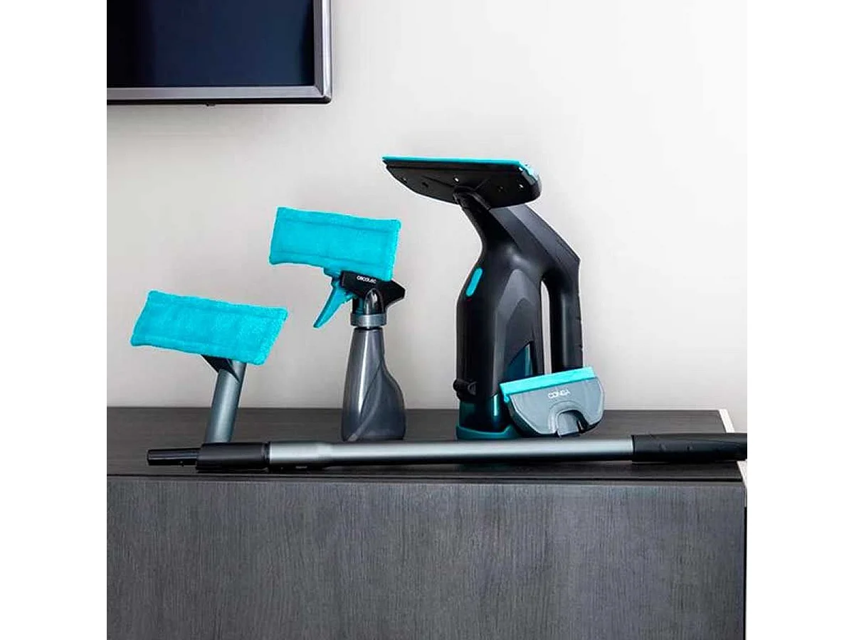 Limpiacristales Cecotec Conga Popstar Glass Titanium 18W 3,7V gris