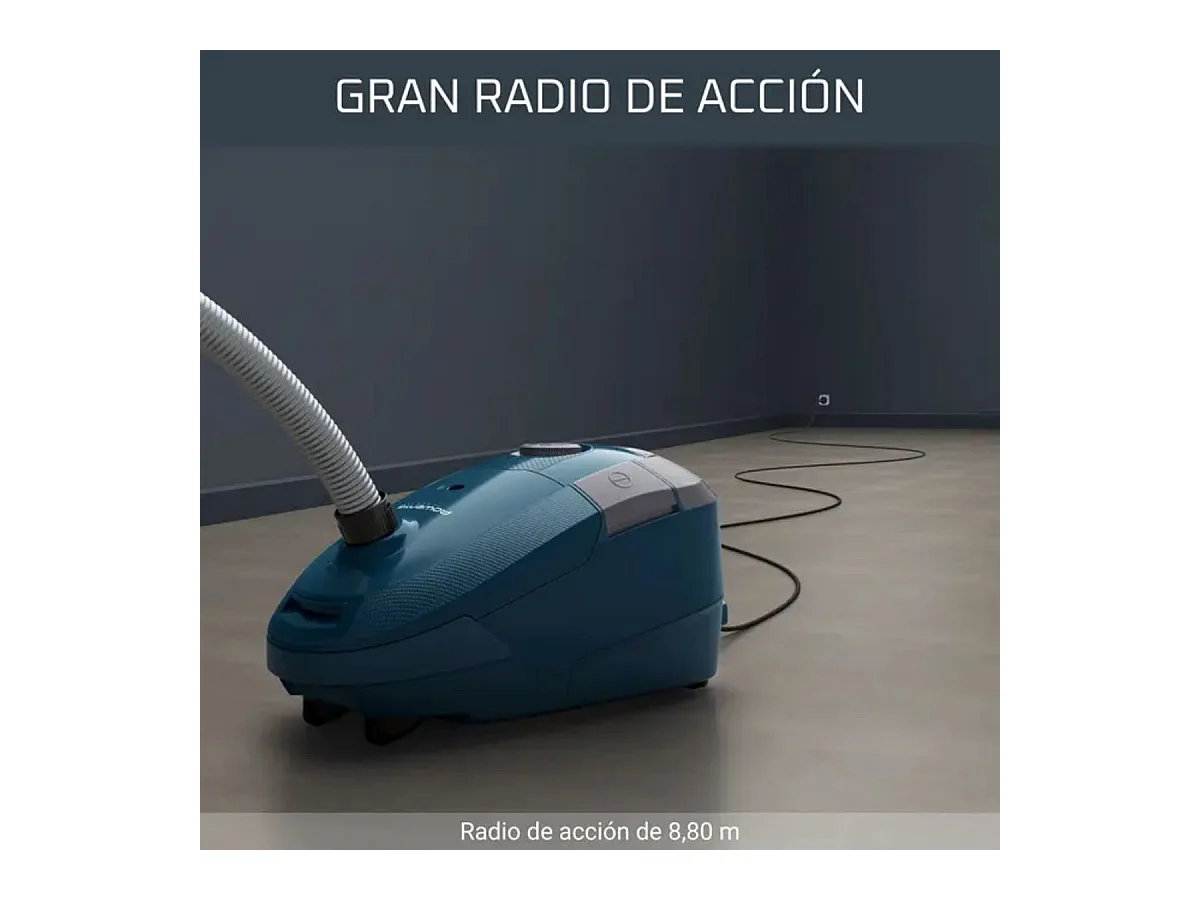 Aspirador con bolsa Rowenta Power XXL 900W 4,5L azul/gris