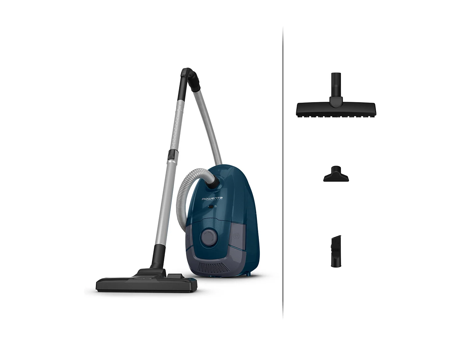 Rowenta Power XXL RO3126EA Aspirapolvere a Traino 4,5 L a Cilindro Secco 900 W Blu