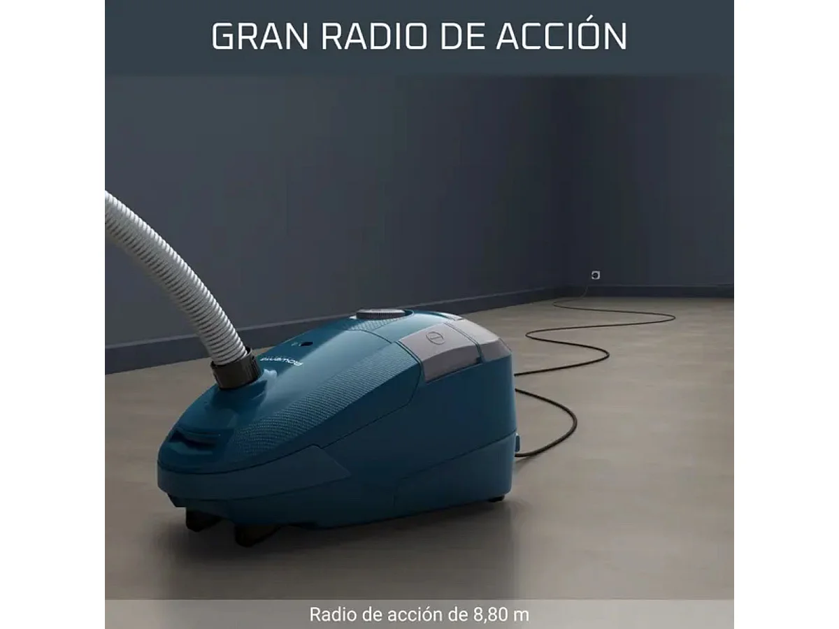 Aspirador con bolsa Rowenta Power XXL 900W 4,5L azul/gris