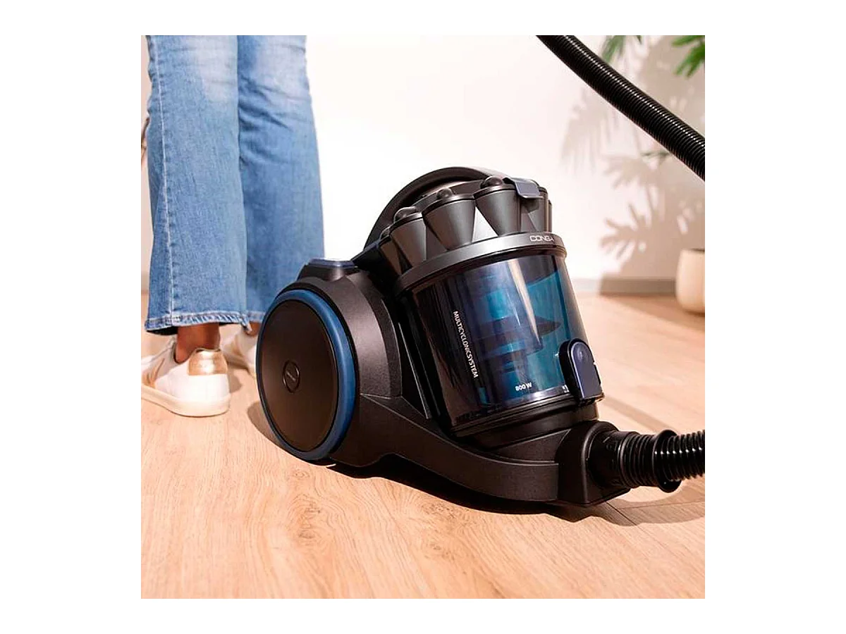 Aspirador de trineo Conga Rockstar Multicyclonic XL sin bolsa 800W 4L negro