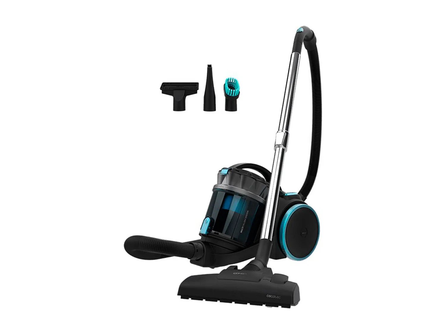 Aspirador de trineo Conga Rockstar Multicyclonic XL sin bolsa 800W 4L negro