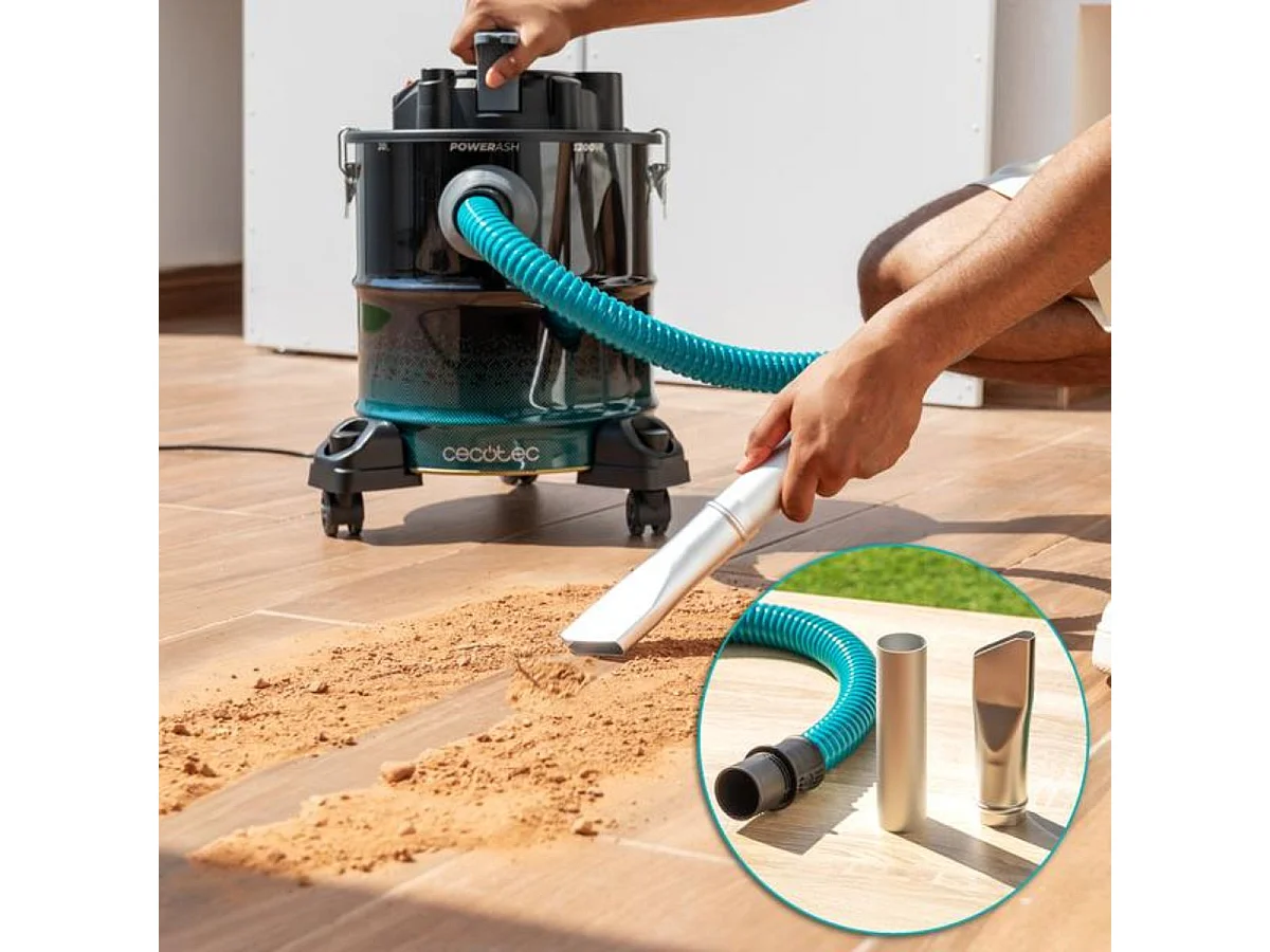 Aspirador de cenizas Cecotec Conga Ash 5000 Free 1200W 20L 18kPa acero inox