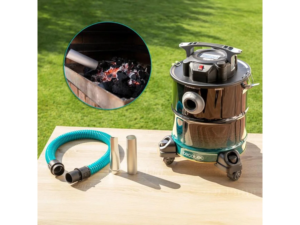 Aspirador de cenizas Cecotec Conga Ash 5000 Free 1200W 20L 18kPa acero inox
