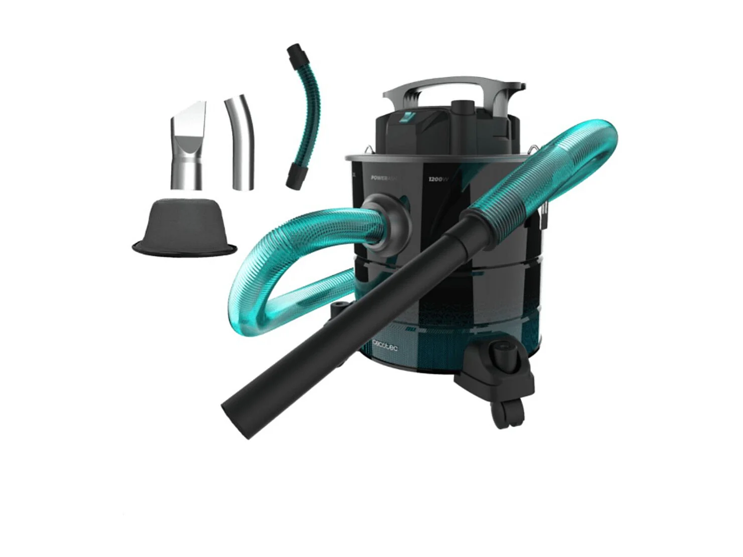 Aspirador de cenizas Cecotec Conga Ash 5000 Free 1200W 20L 18kPa acero inox
