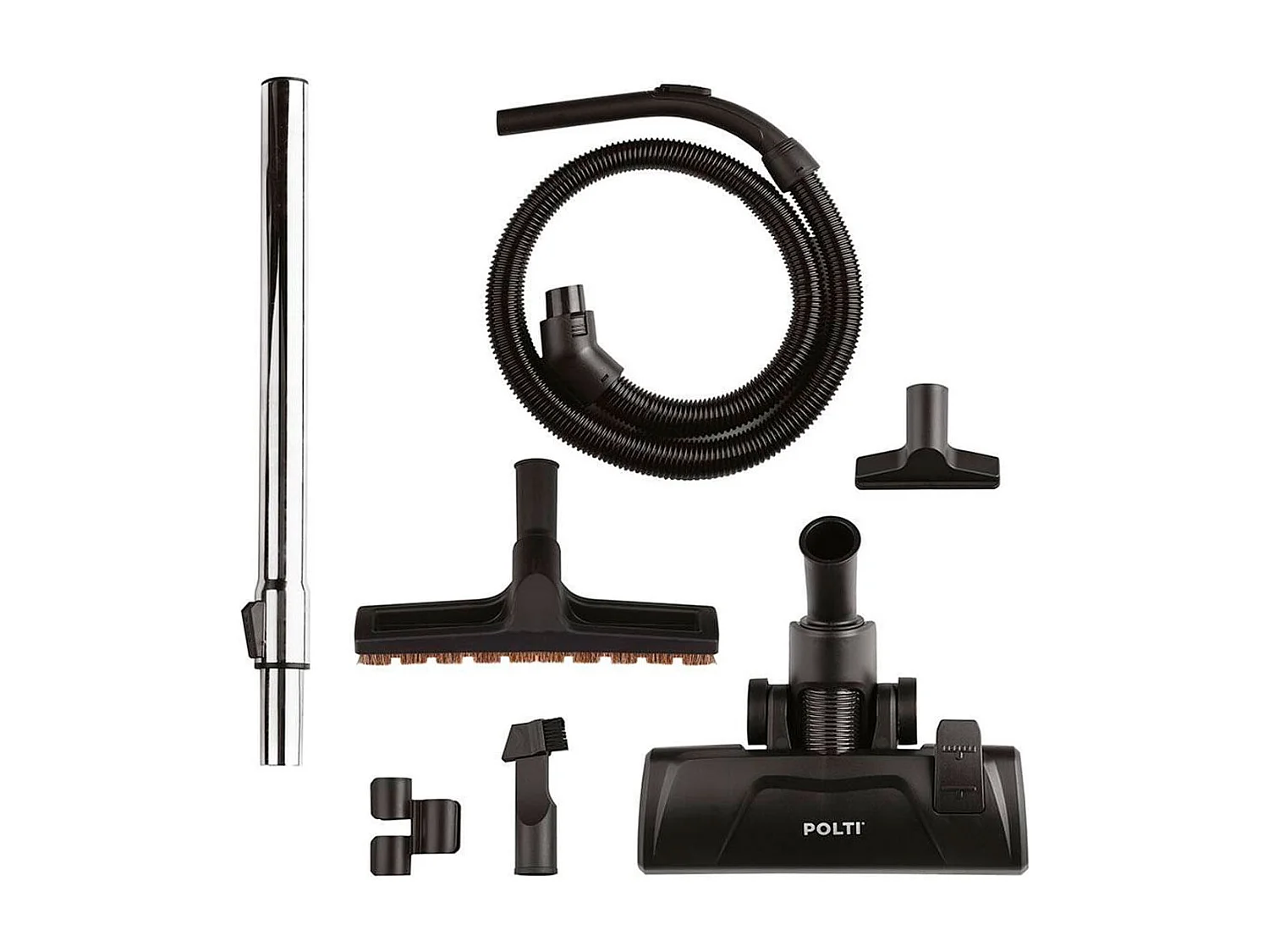 Aspirador de trineo Polti Forzaspira C115 Plus 800W 2L con accesorios negro