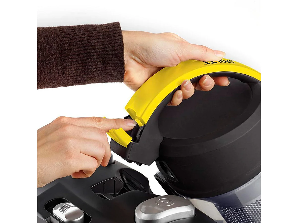 Aspirador de trineo Polti Forzaspira C115 Plus 800W 2L con accesorios negro