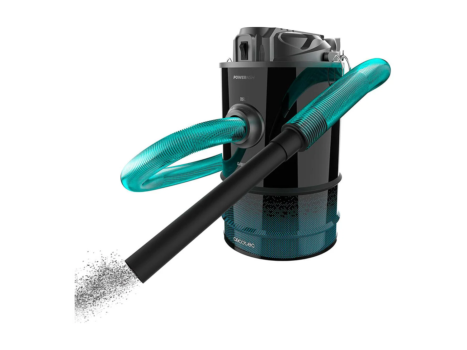 Aspirador de cenizas Cecotec Conga Ash 7000 Liberty 120W 15L negro