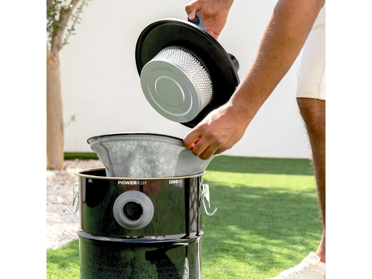 Aspirador de cenizas Cecotec Conga Ash 4000 Home 1200W 20L 18kPa acero inox