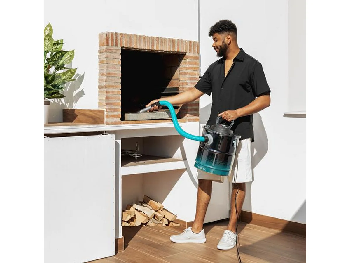 Aspirador de cenizas Cecotec Conga Ash 4000 Home 1200W 20L 18kPa acero inox