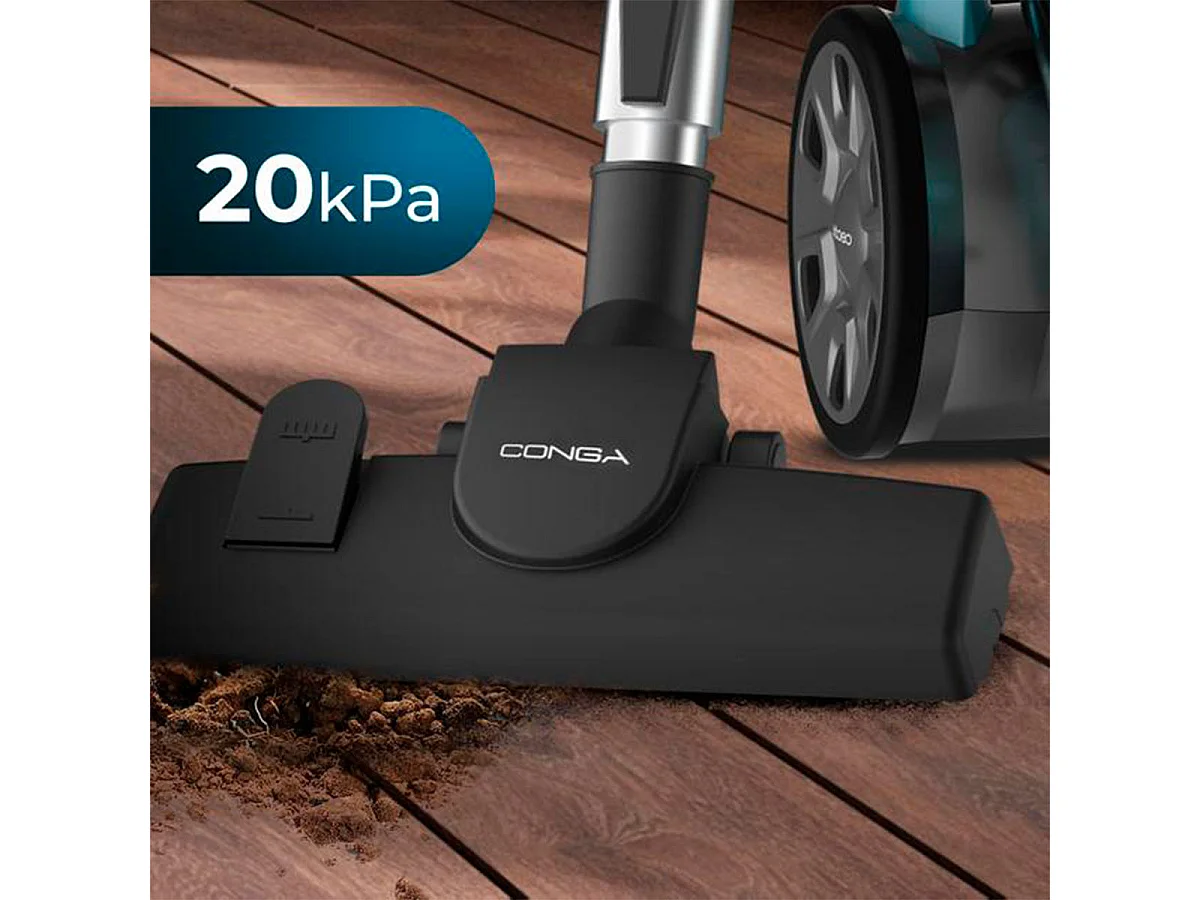 Aspirador de trineo Cecotec Conga Rockstar Multicyclonic Compact X-Treme 800W 20kPa 2L negro