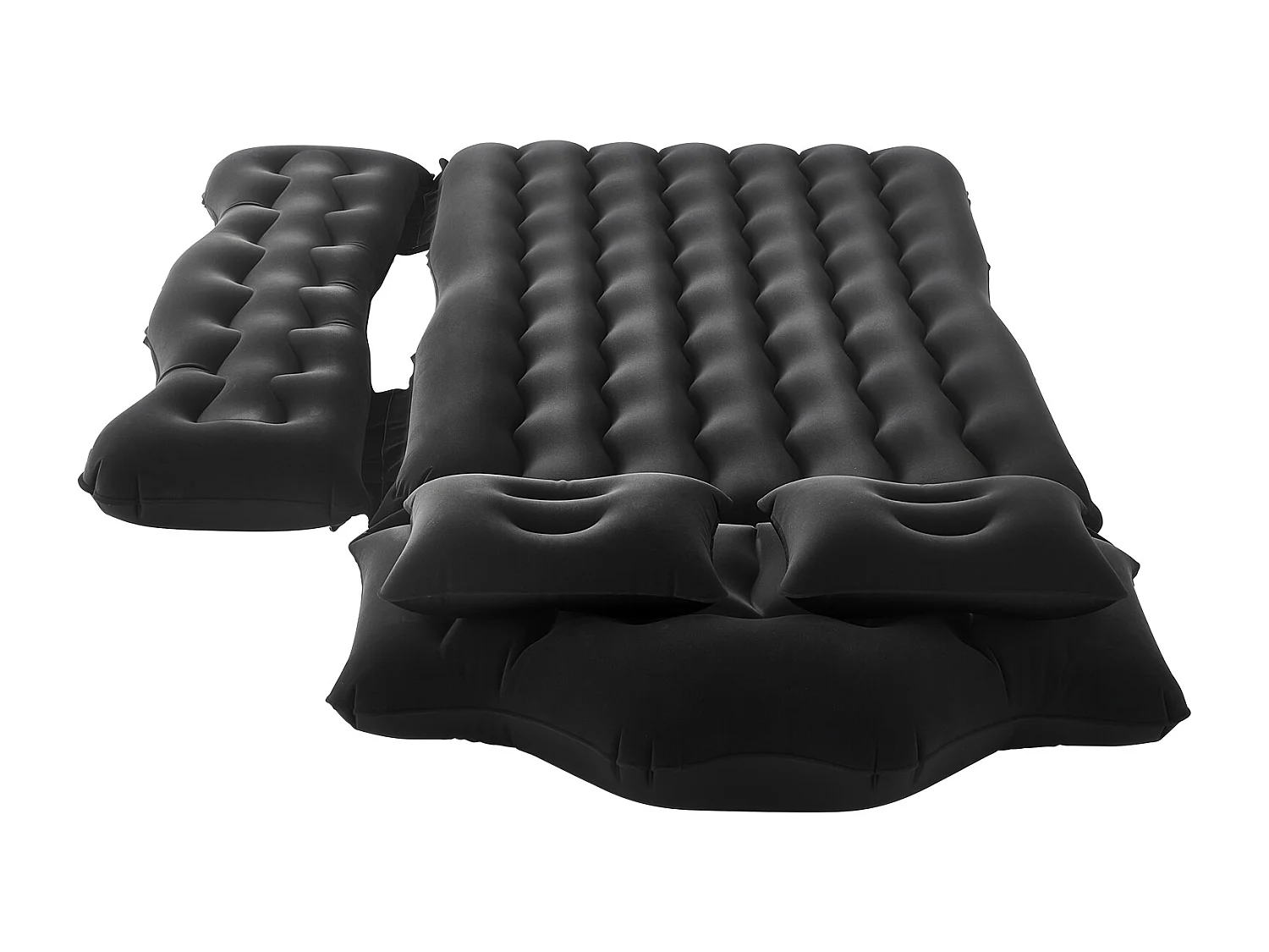 Matelas Gonflable, SucceBuy Matelas Gonflable Voiture Lit de Couchage Floqué pour Siège Arrière Noir
