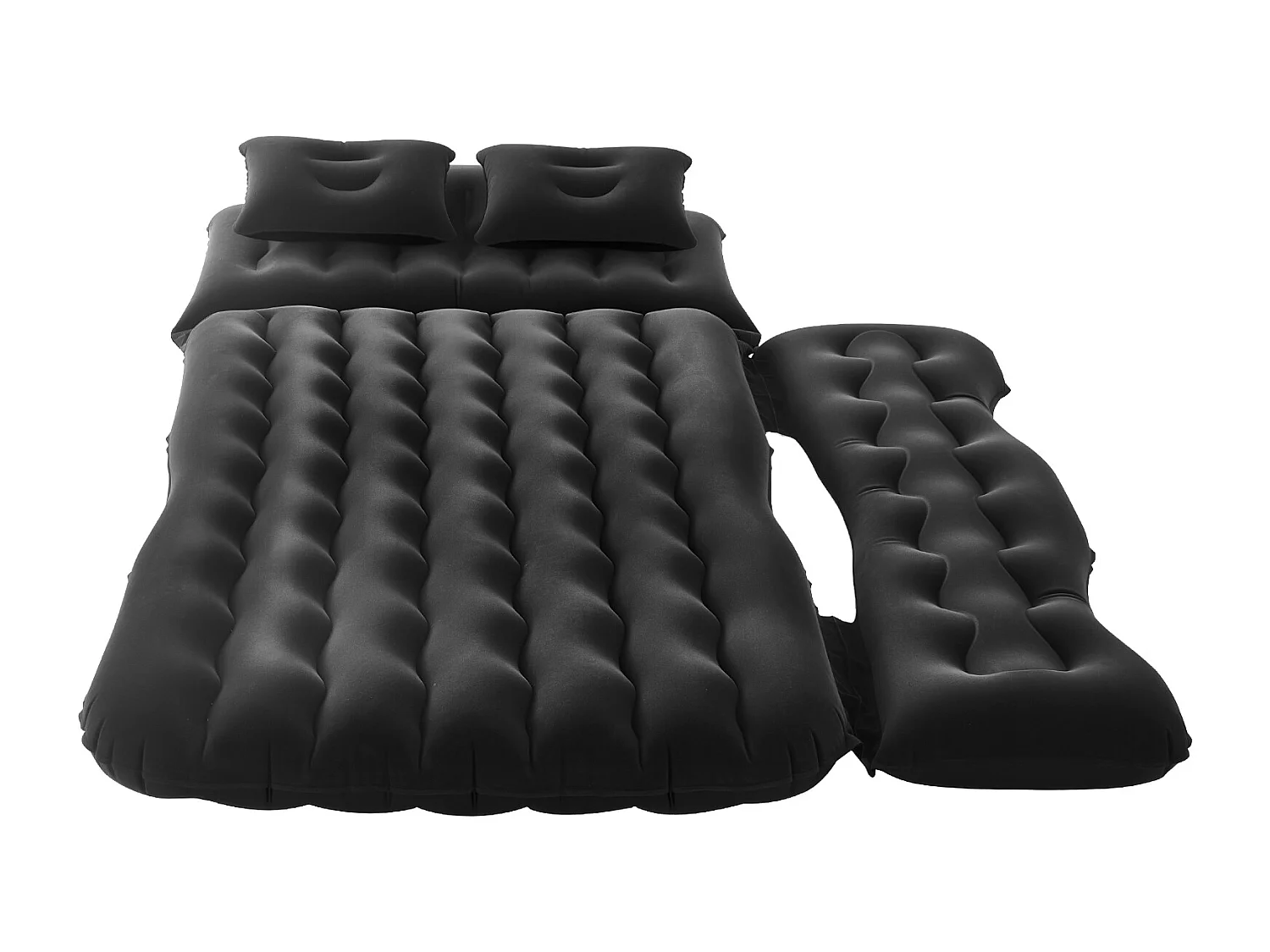Matelas Gonflable, SucceBuy Matelas Gonflable Voiture Lit de Couchage Floqué pour Siège Arrière Noir