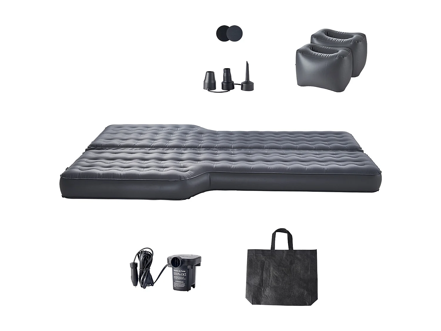 Colchón Inflable, SucceBuy Colchón Inflable para Coche Cama de Dormir Oxford con Bomba de Aire Gris