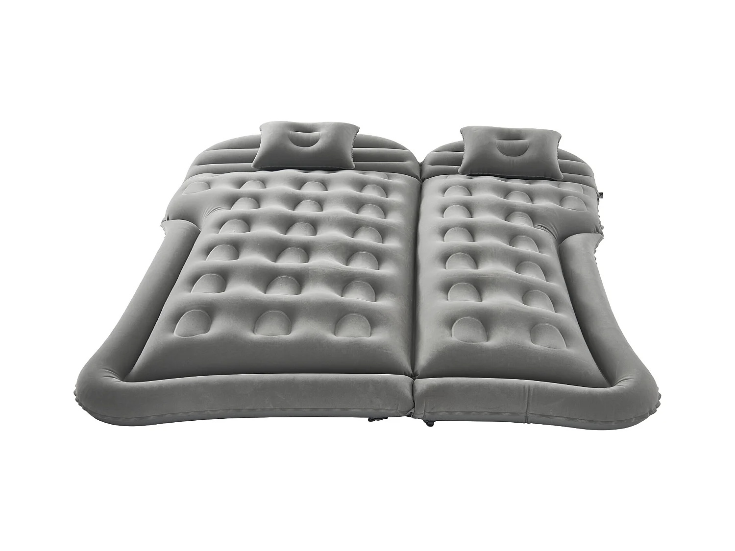Matelas Gonflable, SucceBuy Matelas Gonflable Voiture Lit de Couchage Floqué avec Pompe à Air Gris