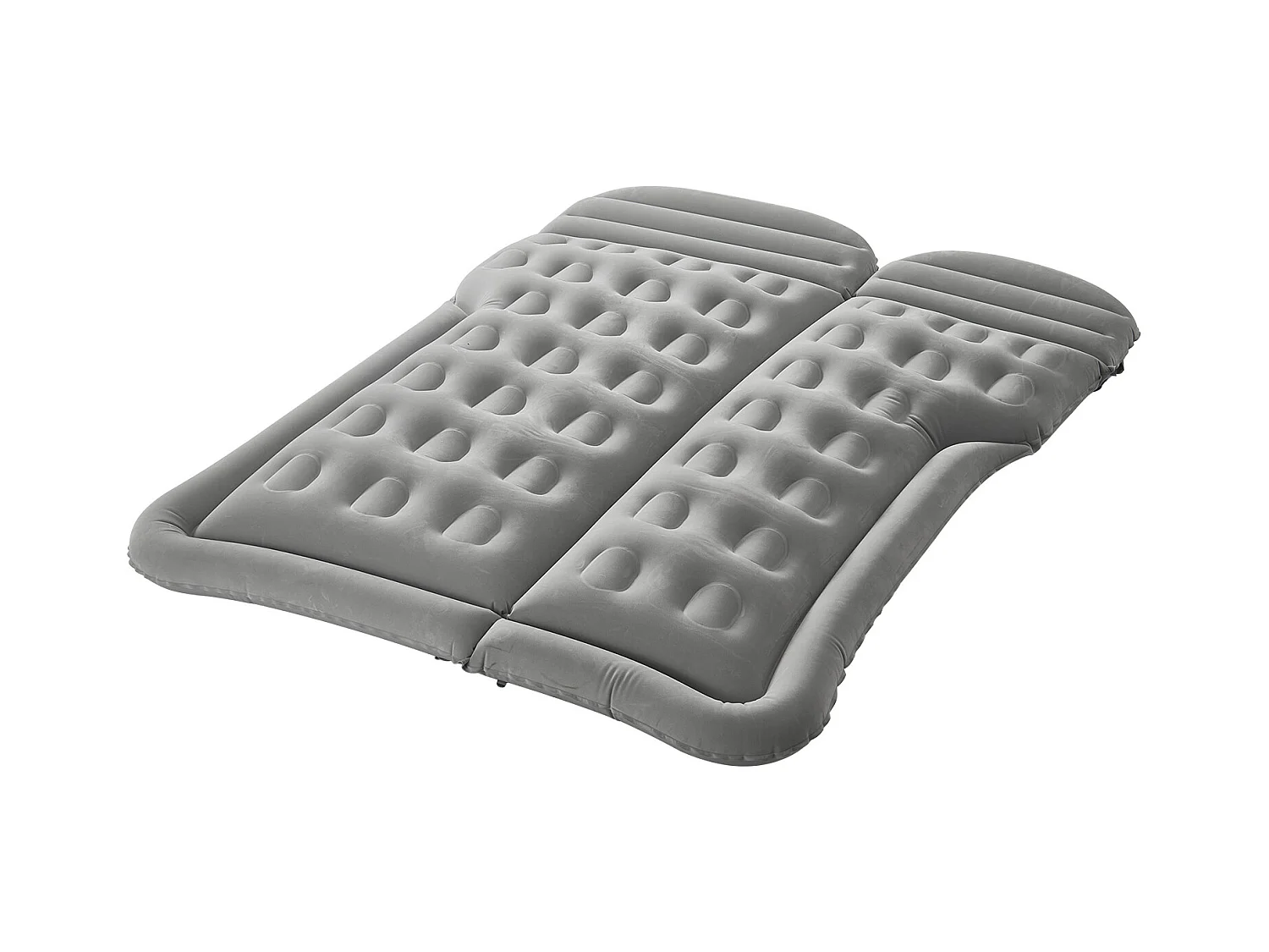 Matelas Gonflable, SucceBuy Matelas Gonflable Voiture Lit de Couchage Floqué avec Pompe à Air Gris