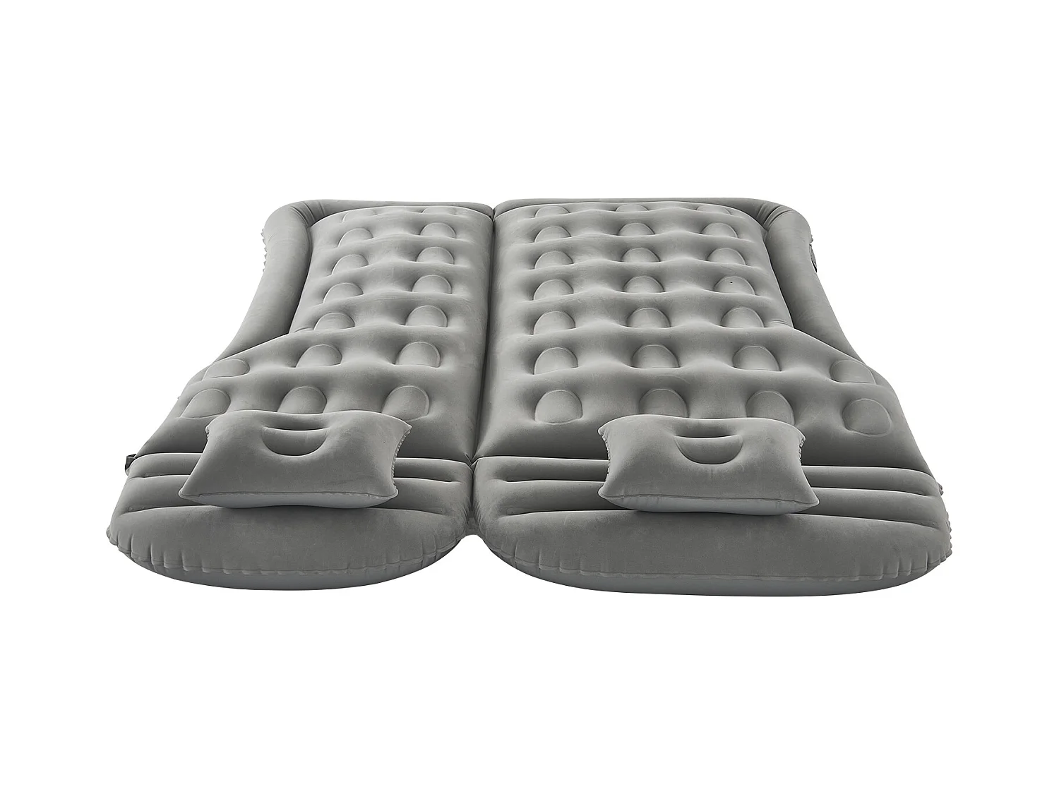Matelas Gonflable, SucceBuy Matelas Gonflable Voiture Lit de Couchage Floqué avec Pompe à Air Gris