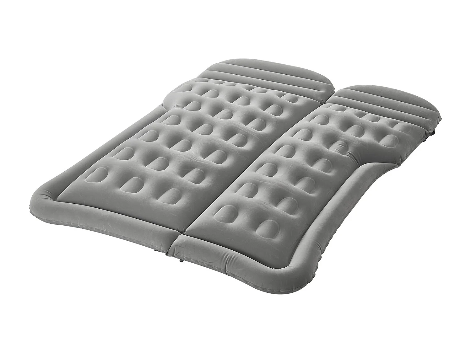Matelas Gonflable, SucceBuy Matelas Gonflable Voiture Lit de Couchage Floqué avec Pompe à Air Gris