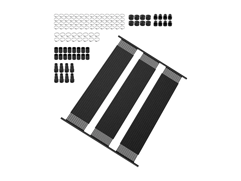 Zonneverwarming SucceBuy, Voor Bovengronds Zwembad, Afmetingen 1235x3100 mm, Set van 4