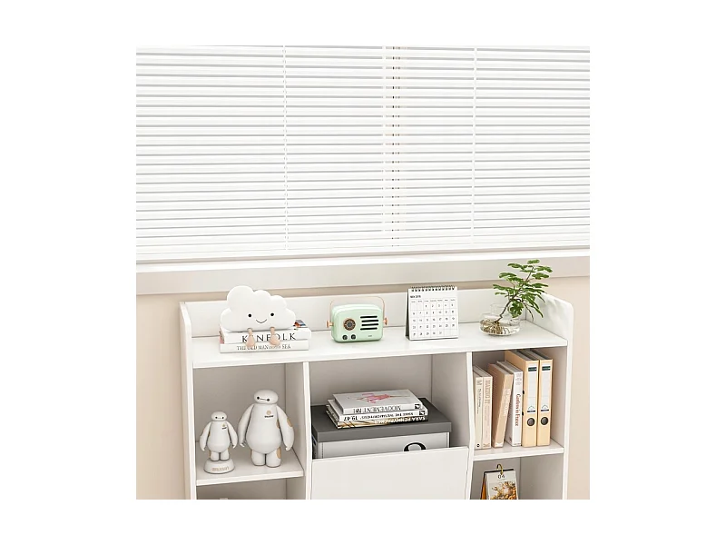 Offenes Regal, geräumige weiße Kommode Kalax für Bücher, modern, groß, für das Büro