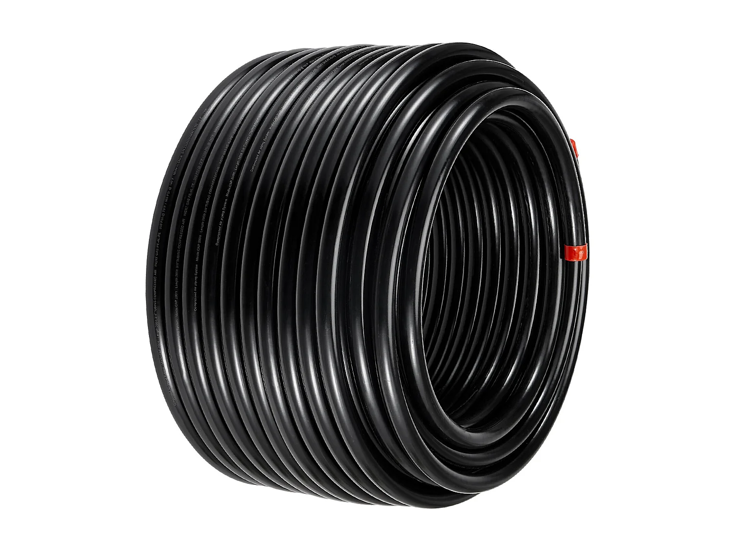 Kit Tubazione SucceBuy Compressore d'Aria in PU 7.62/10.16cm x 6096cm, Nero, Sistema Aria