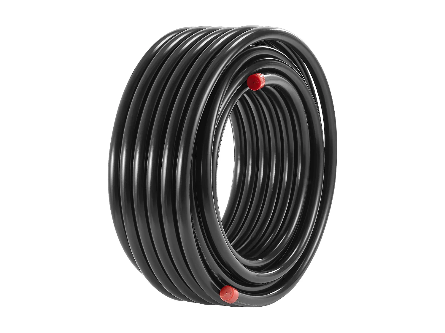 Kit de Línea SucceBuy de Compresor de Aire, Sistema de Tubería de Aire Comprimido en PEHD-Aluminio 100 Pies x 3/4 pulgadas, Impermeable, Negro