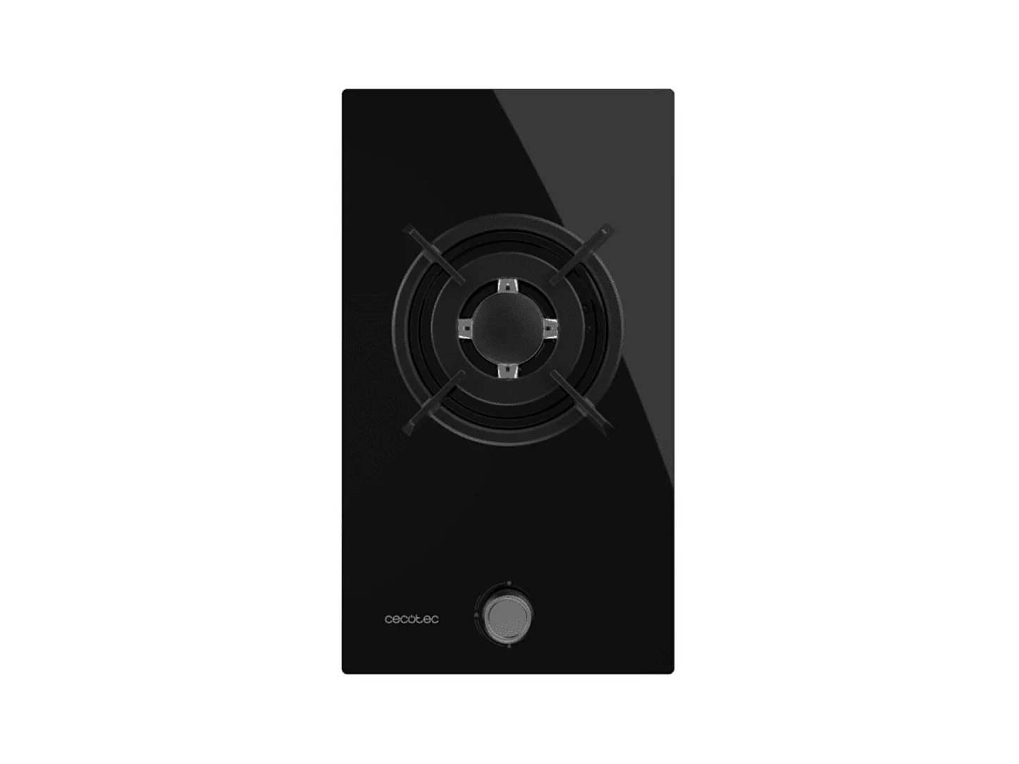 Placa de gas Cecotec Bolero Squad G 1200S 3500W 1 fuego negro 29 cm