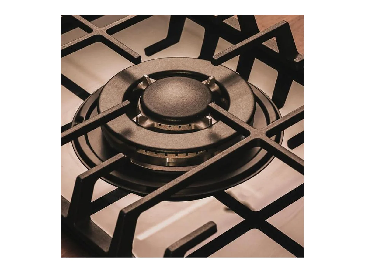 Placa de gas Cecotec Bolero Squad G 1200F 3500W 1 fuego WOK negro 29 cm