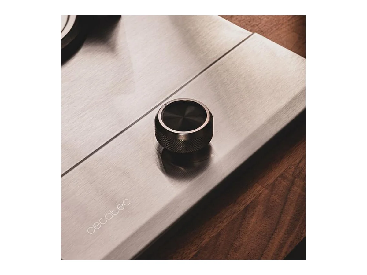 Placa de gas Cecotec Bolero Squad G 1200S 3500W 1 fuego inox 29 cm