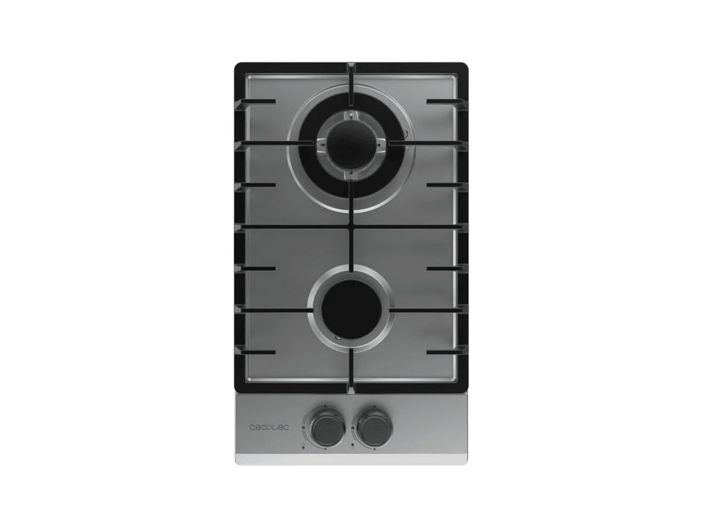 Placa de gas Cecotec Bolero Squad G 2200F 5250W 2 fuegos cristal inox 29 cm