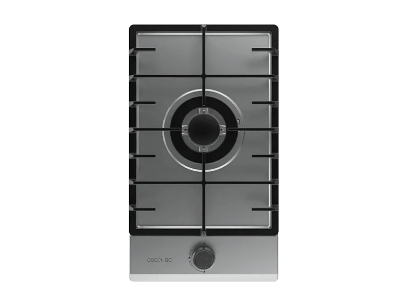 Placa de gas Cecotec Bolero Squad G 1200F 3500W 1 fuego WOK inox 29 cm