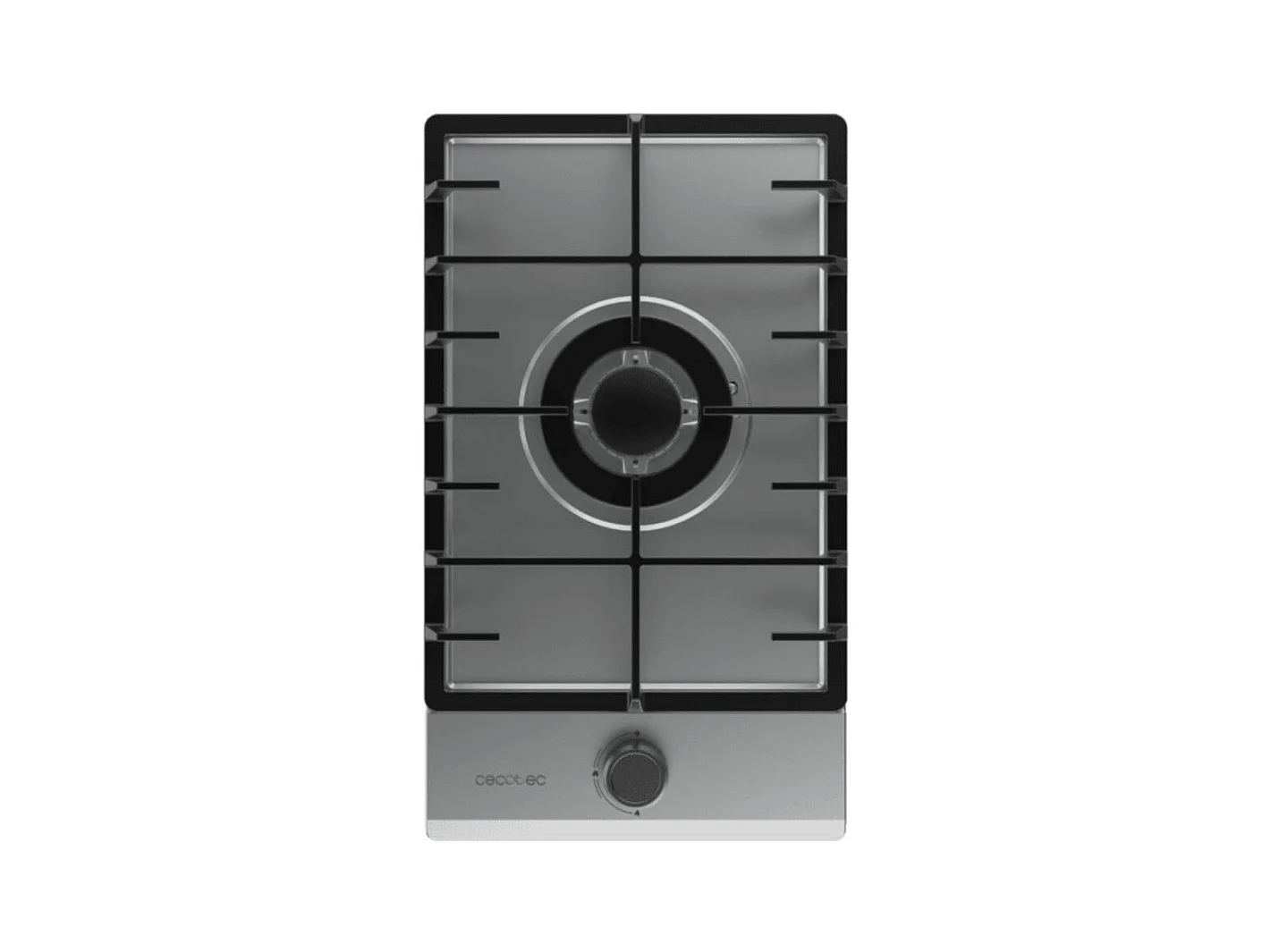 Placa de gas Cecotec Bolero Squad G 1200F 3500W 1 fuego WOK inox 29 cm