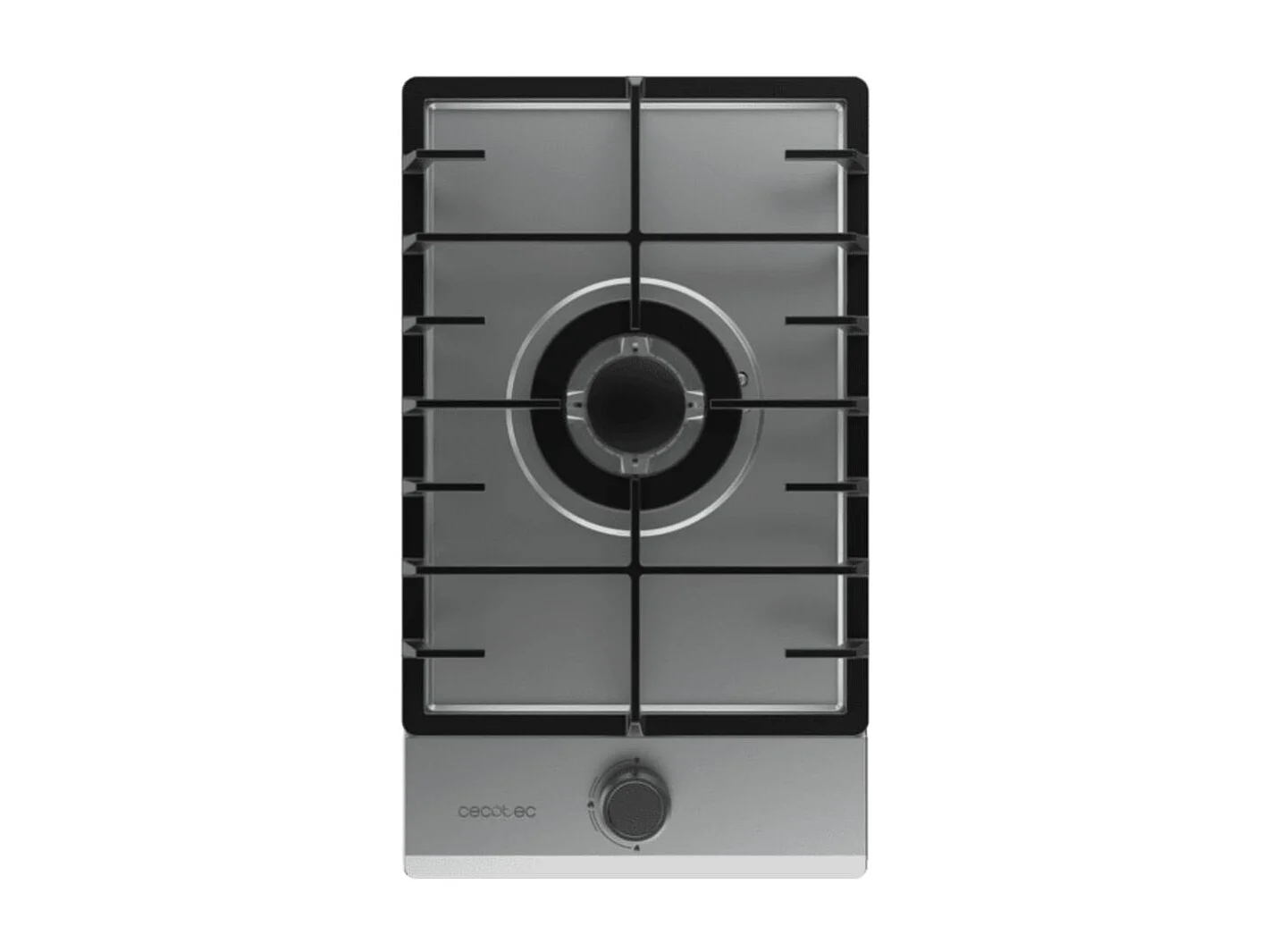 Placa de gas Cecotec Bolero Squad G 1200F 3500W 1 fuego WOK inox 29 cm